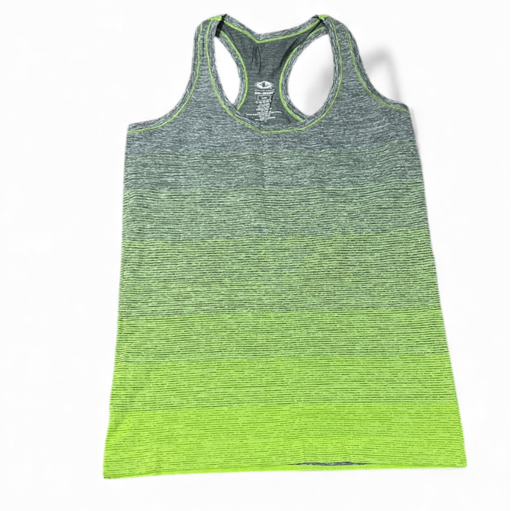 Athletic Works Gray and Green Tank Top